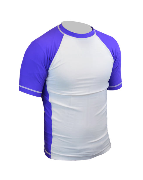 Combat Corner Purple Belt Rank Rash Guard-1